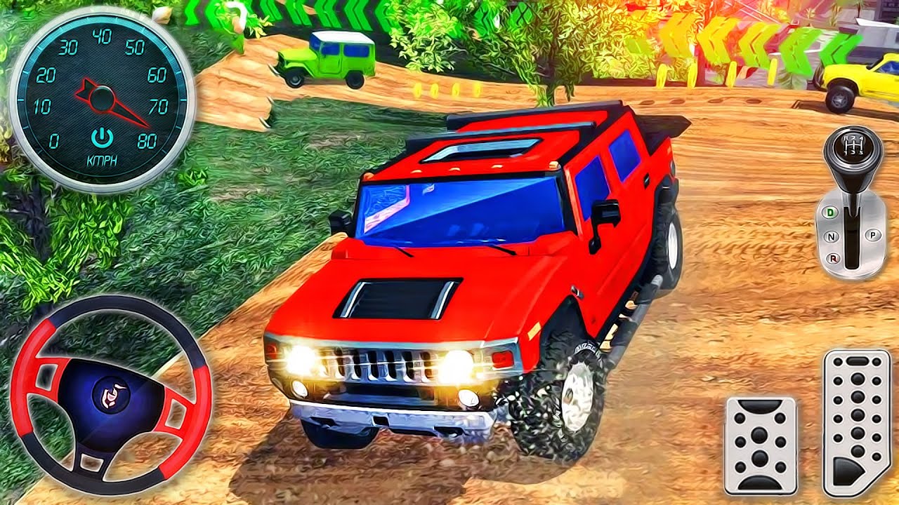 Offroad Jeep Prado Driving Simulator - Jeep Race Luxury SUV 4x4 Drive - Android GamePlay