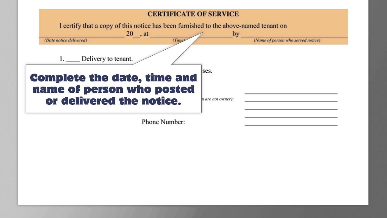 how to correctly complete a florida 3 day notice form youtube 3 day notice form