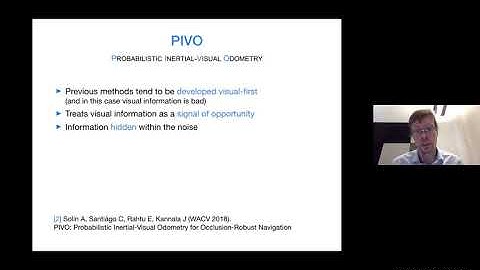 Juho Kannala - Visual localization and odometry for mobile devices and machines