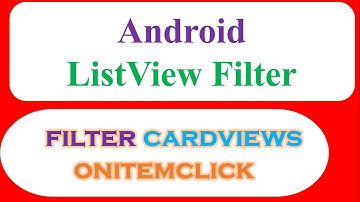 Custom ListView CardView BaseAdapter - Filter Search and OnItemClick [Fixed]