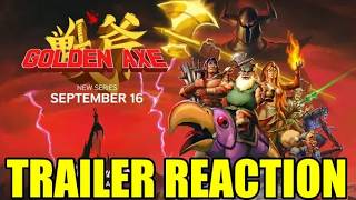 GOLDEN AXE PARAMOUNT+ ANIMATED SERIES IS TRASH!!! TRAILER REACTION!!!