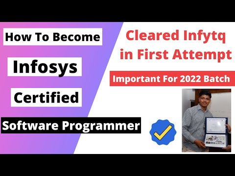 How to Become Infosys Certified Software Programmer | Must Watch for 2022 & Upcoming Batches #Infytq
