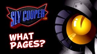 Sly Cooper Theory - What Pages Did Clockwerk Steal And Why?