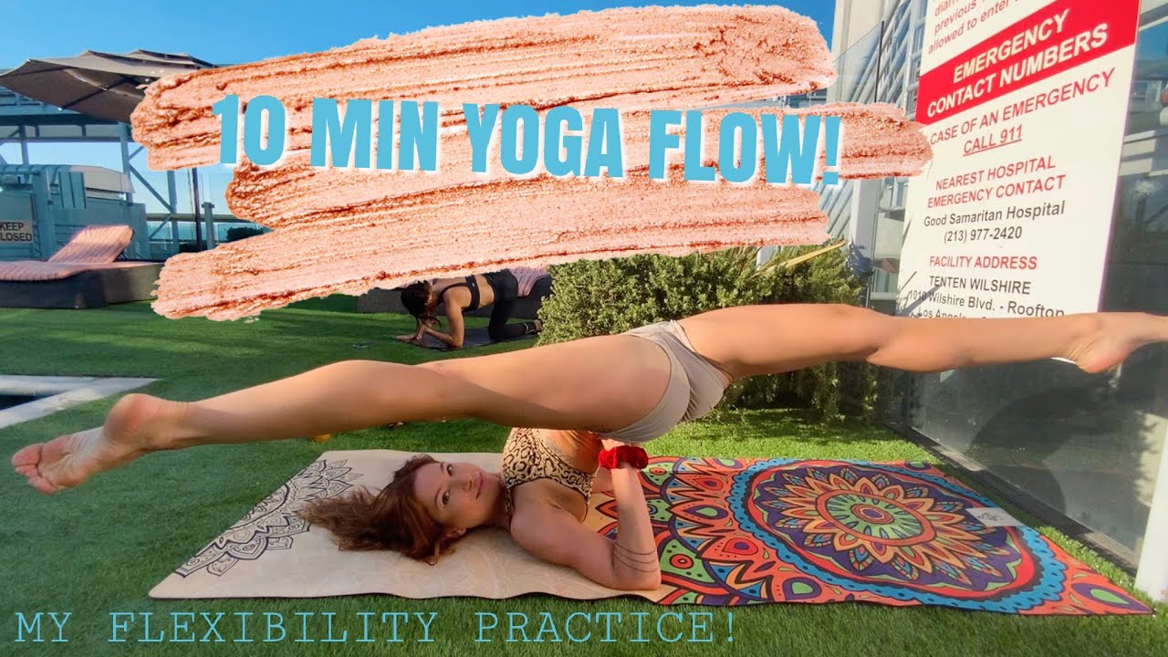10 min At Home Yoga Workout | free flow with me!