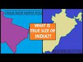 True size of india  wikiinindia and world