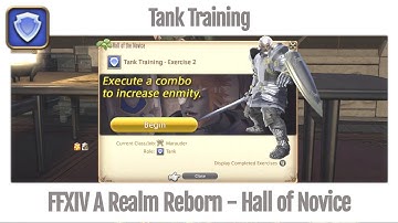 FFXIV Hall of the Novice - Tank Training - A Realm Reborn