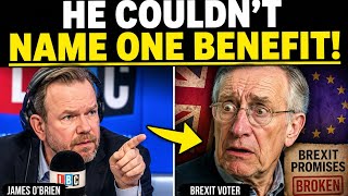 Brexit Voter CRUMBLES After James O’Brien’s Simple Question!