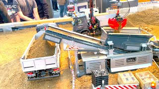 SCALEART RC CRANE PALFINGER AND SIEVING PLANT NBL, RC TIPPER TRUCK AND CONSTRUCTION MACHINES