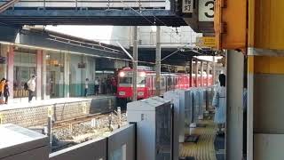 名鉄6500系6517F準急弥富行金山1番線発車