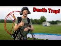 My Friends Try The SKETCHY AliExpress Paramotor!