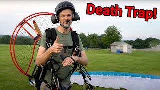 My Friends Try The SKETCHY AliExpress Paramotor!