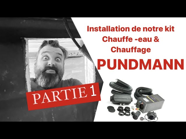 Kit chauffe-eau & chauffage 9L / AIR 2D PUNDMANN - Combiné camping