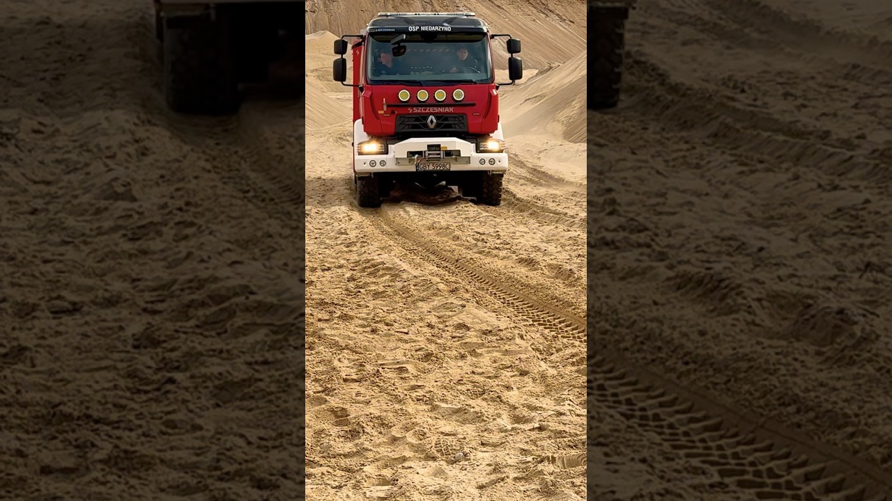 Szkolenie #firetruck #truck #fire #4x4 #firefighter #fireman #renault #offroad #road #strażpożarna