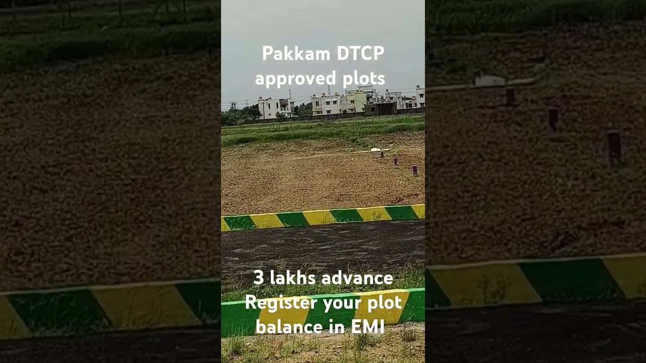 pakkam melakondaiyar DTCP approved plots sale in EMI option contact for more details 9791175282