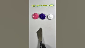 Mix Master , Pink , Royal Purple , White #shorts #colormixing