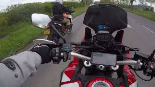 KTM-Tony experiences the Africa Twin DCT.. and Matt Hoons about on the 1290... #ktm #africatwin1000