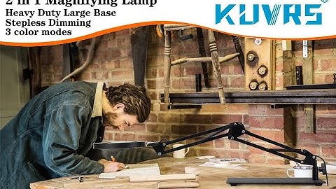 KUVRS 10X Magnifying Lamp with Light