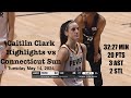 Caitlin Clark highlights vs Connecticut Sun May 14, 2024 (WNBA Debut)