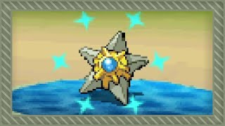 Shiny Staryu in Pokemon White 2 after 8,650 Rippling Water encounters