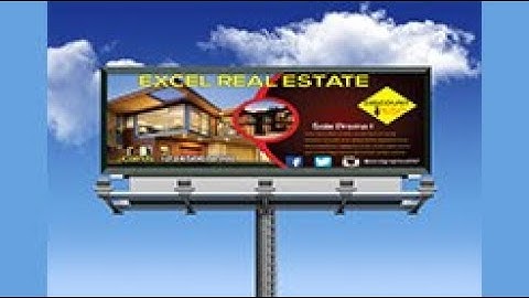 HOW TO CREATE PROFESSIONAL  BILLBOARD ADVERTISTMENT BANNER IN CORELDRAW