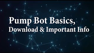 How to start with JAU Pump & Dump Bot