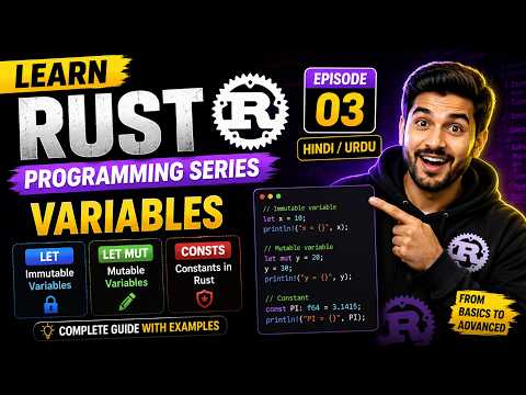 Rust Basics: Variables, let mut & Constants Guide | Episode 3