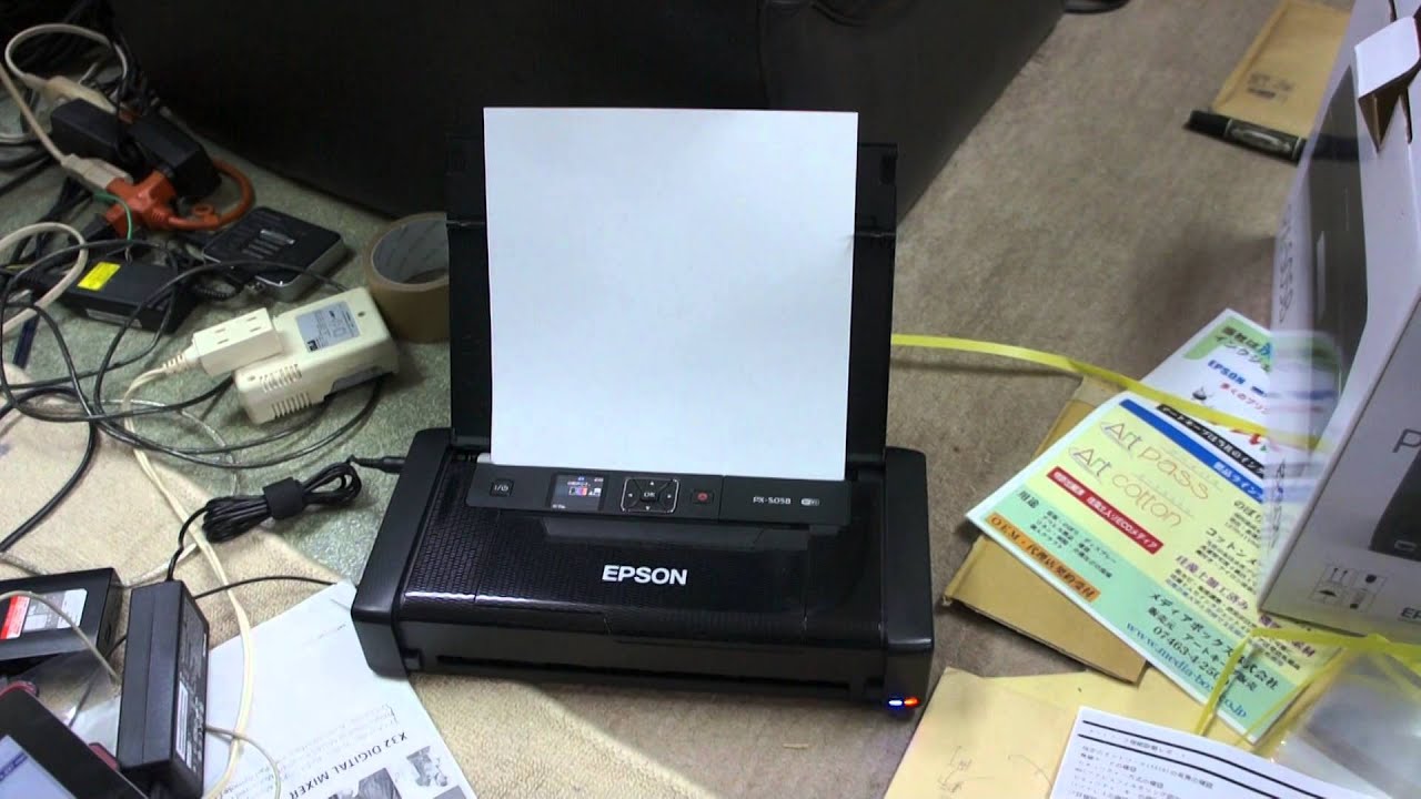 EPSONモバイルプリンター PX-S05のTEST