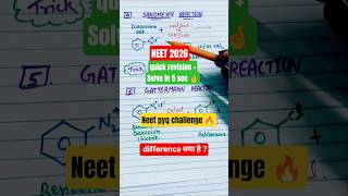 NEET PYQ 💥 Sandmeyer vs Gattermann Reaction trick 🚀 90% Students Confused🤯 😱20 sec trick 🚨#neet2026