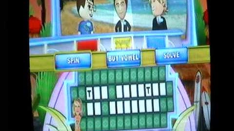 Wheel of Fortune Wii Game #2 Part 1