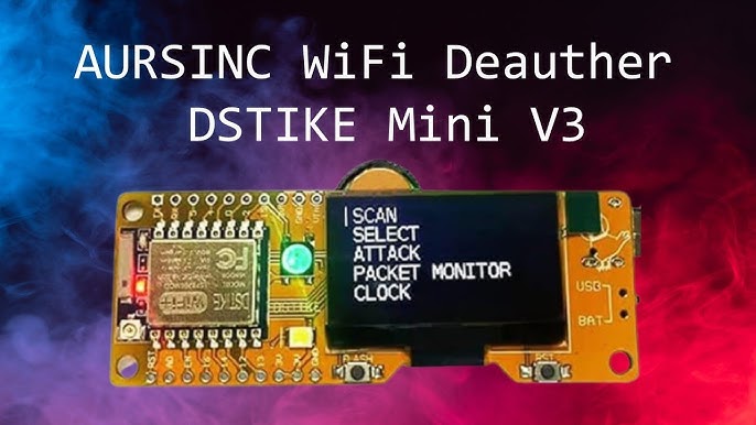 DSTIK WiFi Deauther Watch SE ESP8266 Programmable Development