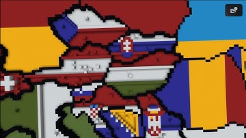 How To Build A Small Scale World Map pt.7 Central Europe