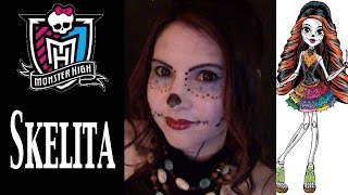 Skelita Makeup Tutorial Monster High