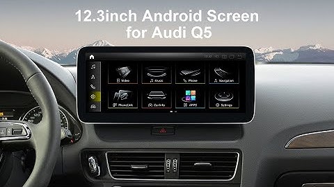 How to 12.3inch Android display work on Audi Q5 with Apple Carplay & Android auto