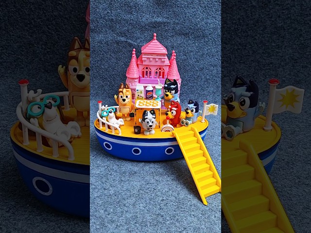 Satisfying with Unboxing & Review Bluey Playset Toy ASMR #toys #bluey #shorts