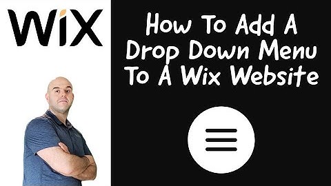 How To Add A Drop Down Menu To A Wix Website