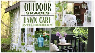 She Shed Tour ~ Back Deck Idea ~Lawn Care~Outdoor Spaces Ideas~ Small Deck Makeover~Sunday Lawn Care