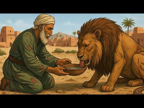 قصة الرجل الفقير الذي أنقذ الأسد العطشان ففتح الله له أبواب الرزق