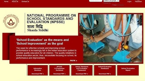 Instructions on How to use Shaala Siddhi Web Portal - Naveen Bhatia (NUEPA)