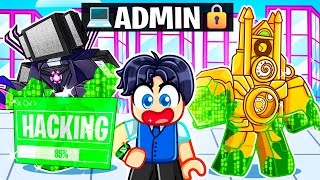 I Cheated In 1V1 Mode With ADMIN COMMANDS In SKIBIDI TOWER DEFENSE!