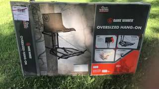 Game Winner Oversized Hang On Tree Stand - Initial Thoughts