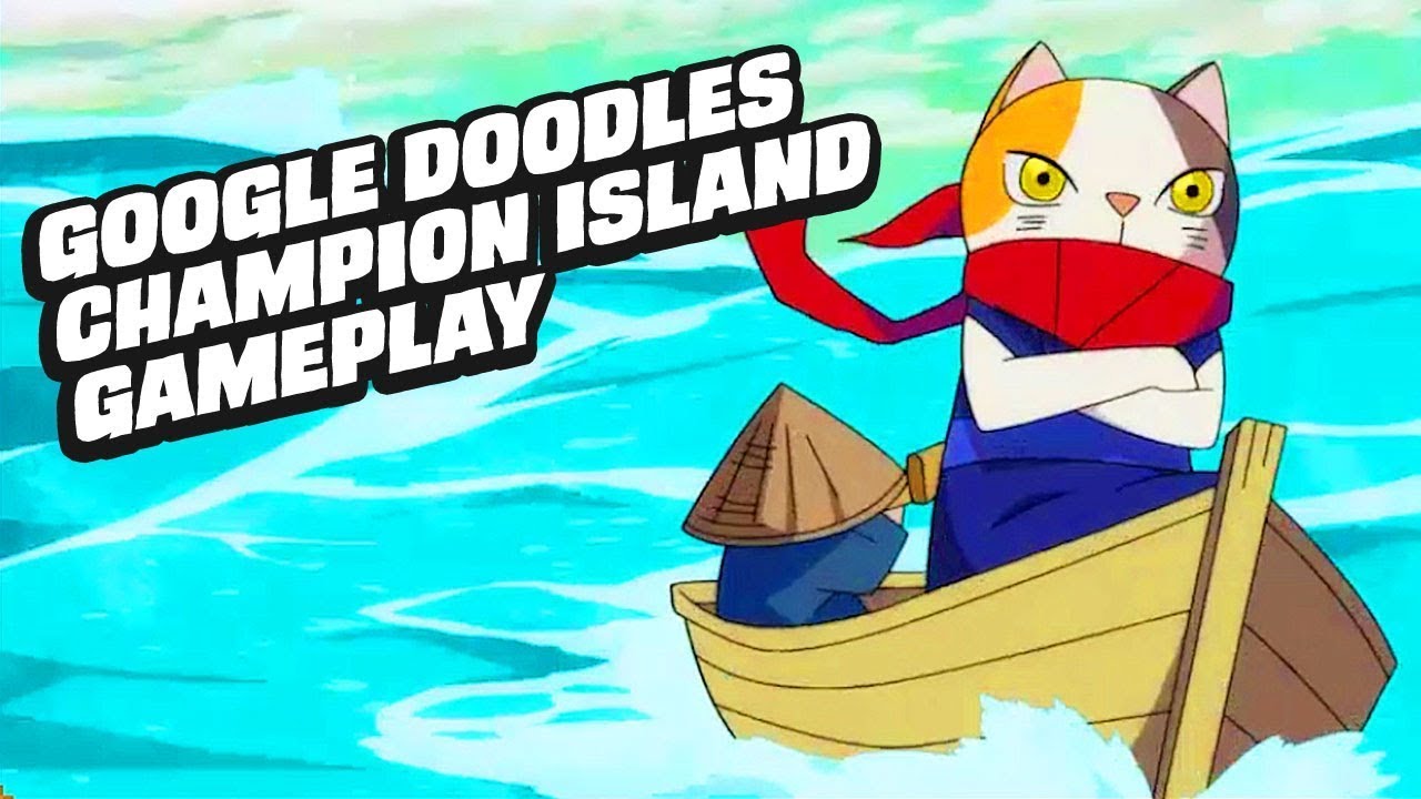 Vamos jogar : Doodle Ilha dos Campeões, O jogo que apareceu na minha  pesquisa do Google 