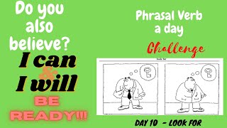 Spoken English | Look For | Phrasal Verb | Day 10| Phrasal Verb a Day Challenge | ESL Way