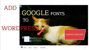 How to add Google Fonts to WordPress without plugin