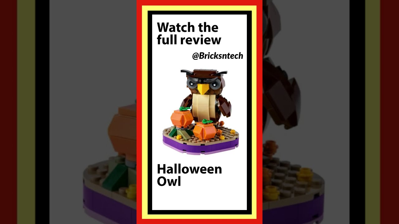 Lego Sunday Morning Buildz Halloween Owl 