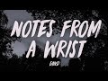 D4vd Notes From A Wrist Lyrics