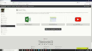 Upload all your tiles together on Tilelook using the Import from Excel