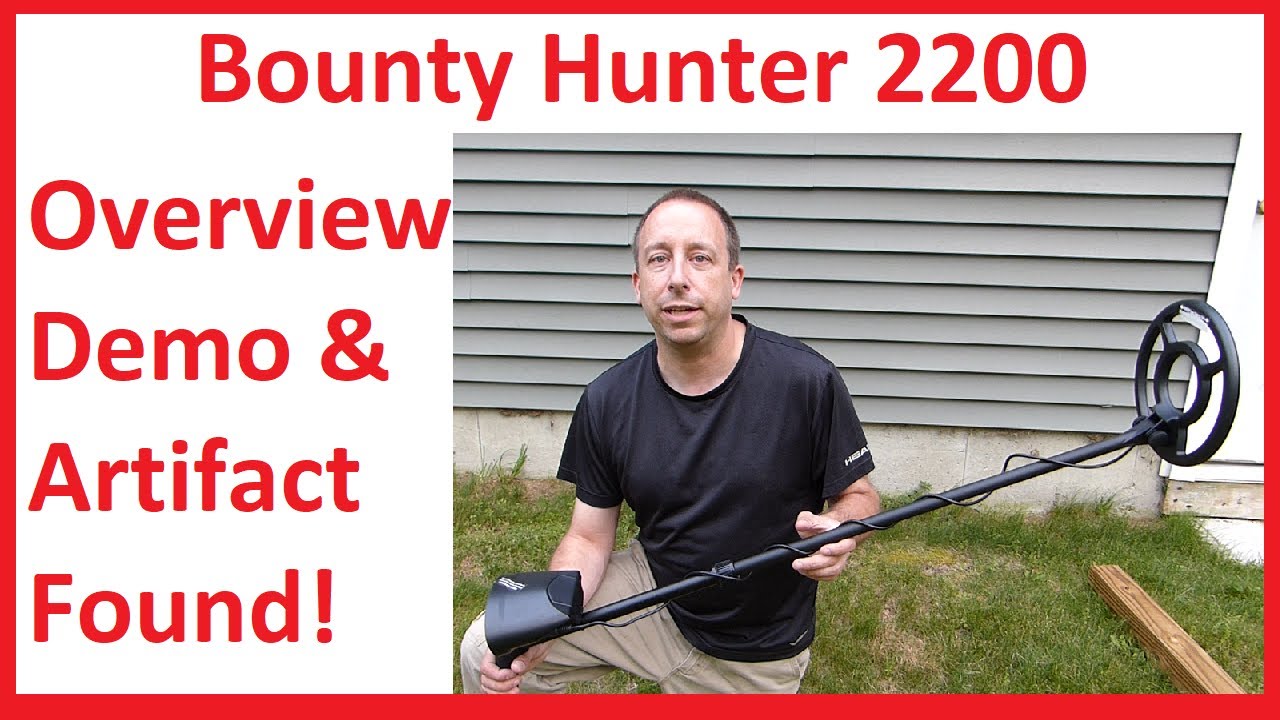 Basic Metal Detecting With Bounty Hunter 2200 Overview Demo And A Surprise Find Youtube