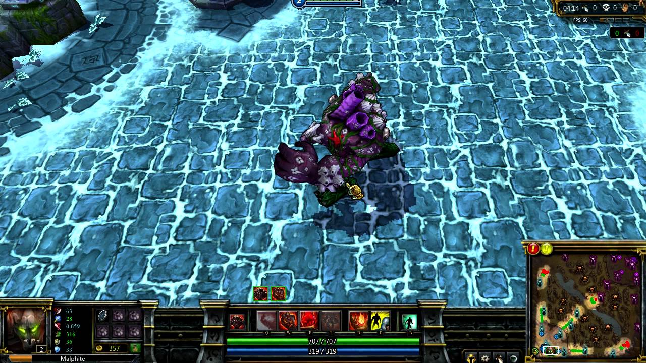 LoL Coral Reef Malphite skin [HQ] YouTube