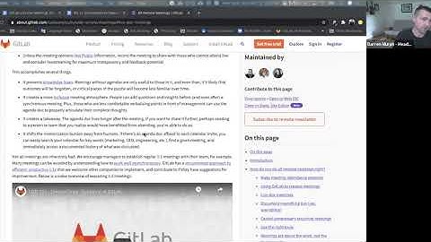 GitLab Live Doc Meetings Overview (how to use Google Docs to document meetings)