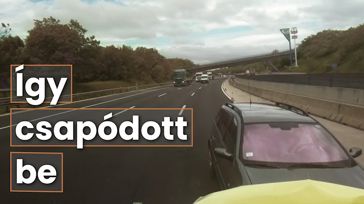 Így csapódott be egy autó a munkavégzést biztosító járműbe az M0-s autóúton